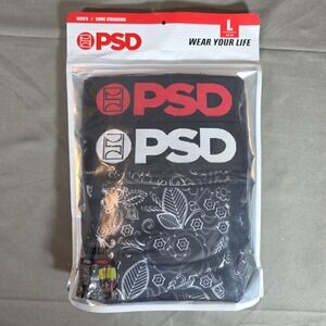 PSD Men's Bandana Hype Print Boxer Briefs  Size Large Core Standard